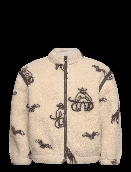 Copenhagen Colors | Printed Teddy Jacket W. Removable Sleeves | 128