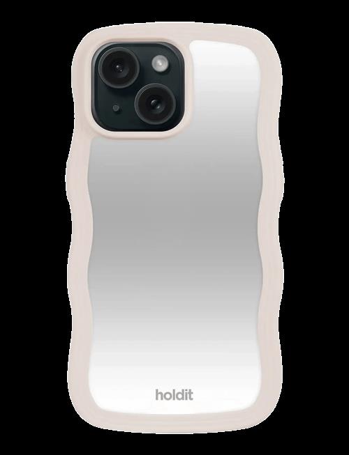Holdit | Wavy Case Iphone Light Beige/Mirror | IPHONE 15-14-13