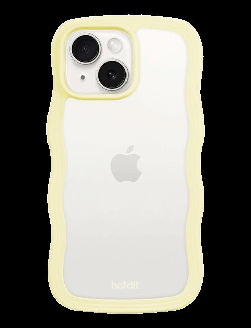Holdit | Wavy Case Iphone Lemonade/Transparent | IPHONE 16E/15-14-13