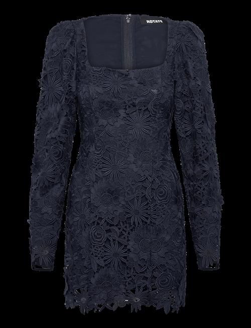 ROTATE | 3D Lace Ls Mini Dress | 32