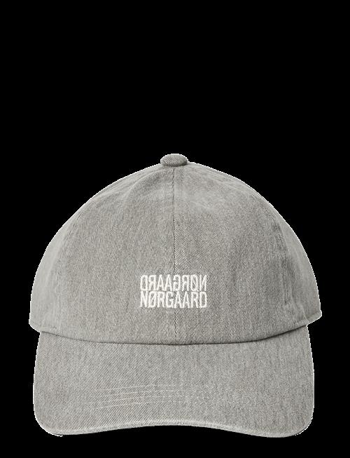 Mads Nørgaard | Washed Cotton Twill Mirror Coal Cap | ONE SIZE