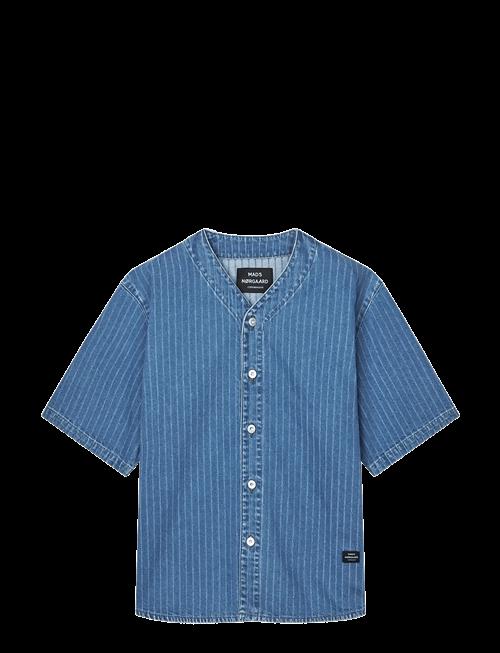 Mads Nørgaard | Striped Denim Paradise Shirt | L
