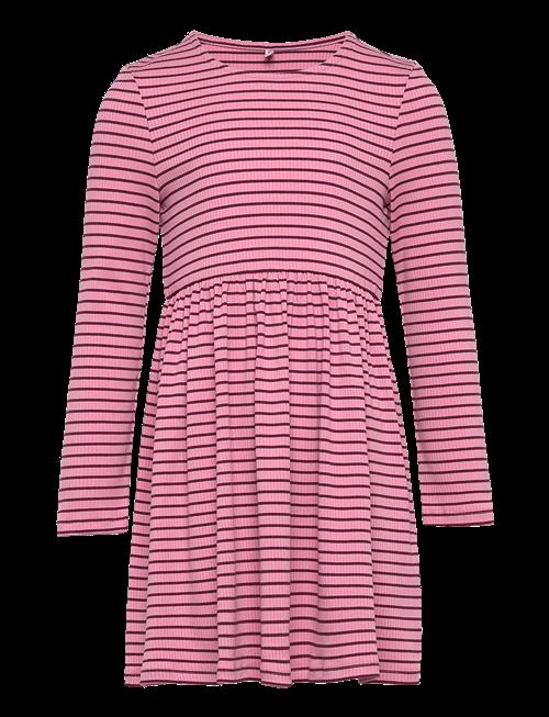 Kids Only | Kmgmaude Life Stripe Ls O-Neck Dress Jrs | 110
