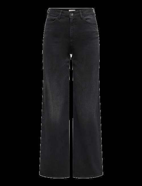 JDY | Jdyfelina-Fina Hw Wide Blk Jeansdnm Noos | L x 32