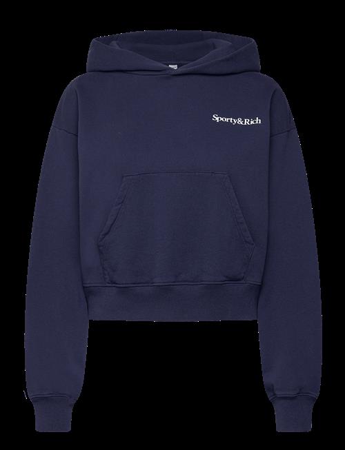 Sporty & Rich | Health Is Wealth Cropped Hoodie | M