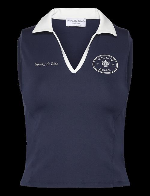 Sporty & Rich | Eden Crest Sports Polo Vest | M