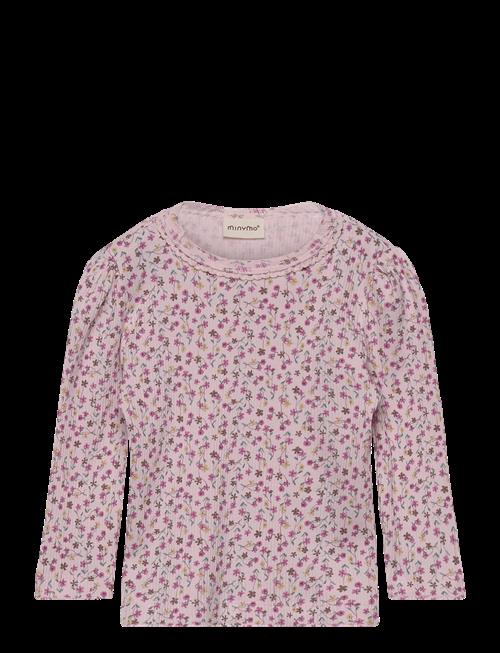 Minymo | T-Shirt Ls Aop Rib | 68