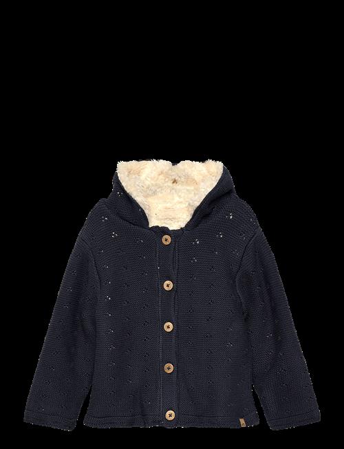 Minymo | Jacket Knit W. Teddy Lining | 80