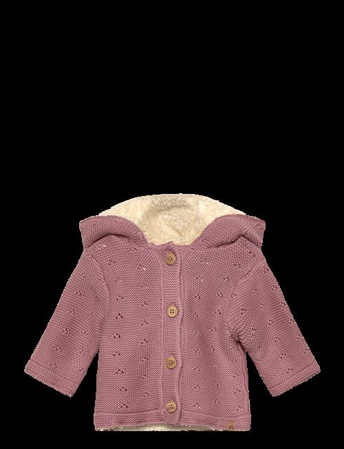 Minymo | Jacket Knit W. Teddy Lining | 62