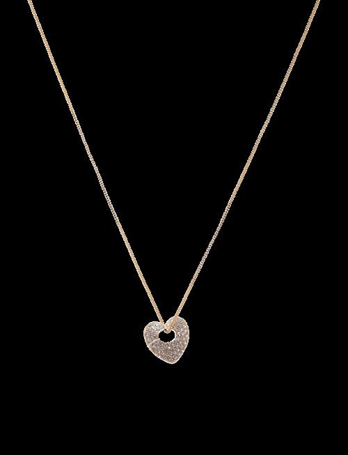 Pilgrim | Dune Heart Necklace Gold-Plated | ONE SIZE