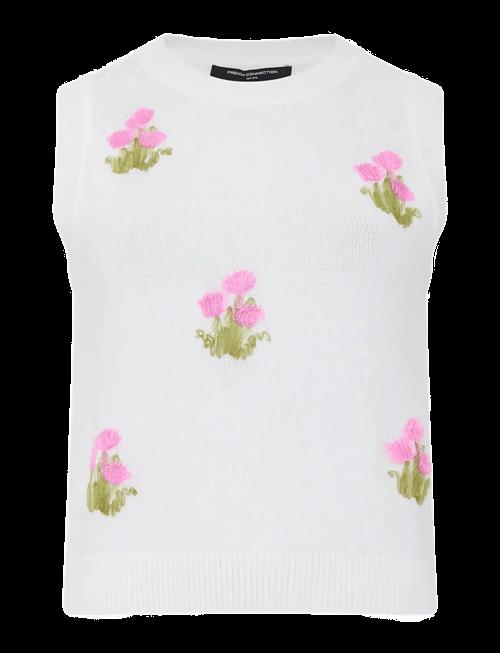 French Connection | Junie Floral Applique Vest | M