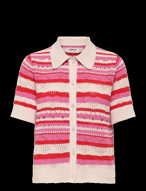 ONLY | Onllula Polo S/S Cardigan Knt Noos | S