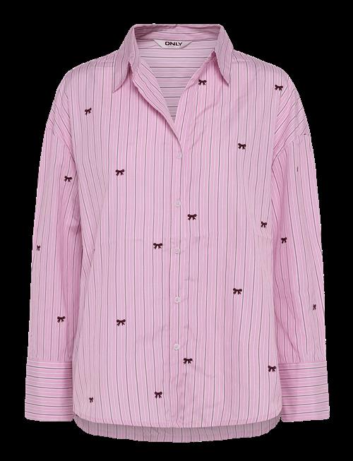 ONLY | Onloregon Zeidi Ls Bow Shirt Noos Wvn | S