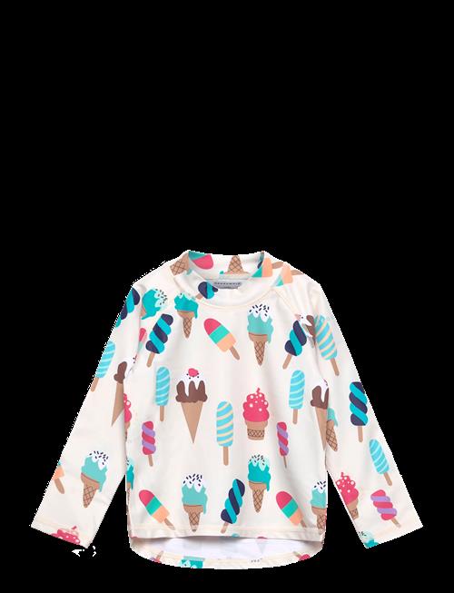 Geggamoja | Uv-L.s Sweater Beige Ice Cream | 98/104
