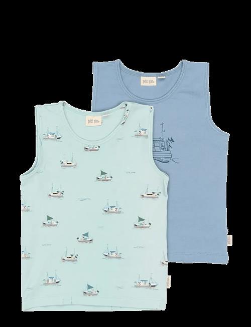 Petit Piao | Ppstar Boys Undershirt 2-Pack | 116
