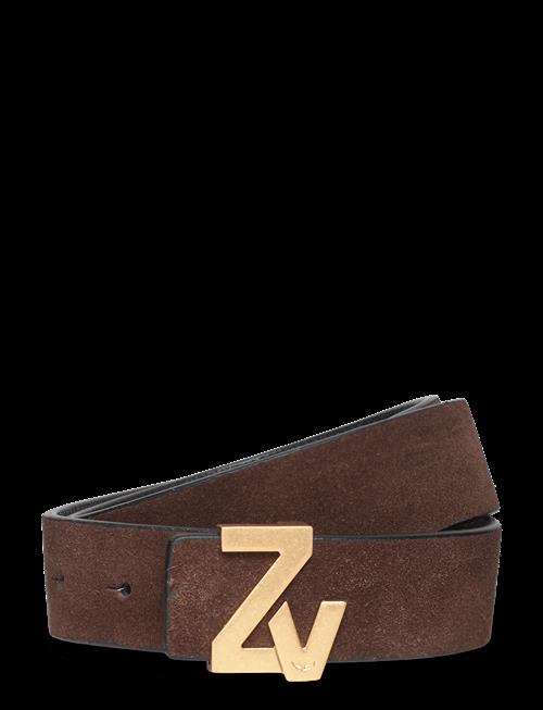 Zadig & Voltaire | Zv Initiale La Belt 30Mm Suede | 80