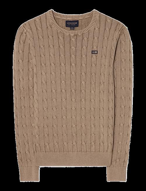 Lexington Clothing | Cotton Faded Cable Knitted Sweater | XL