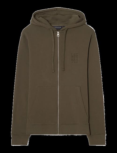 Lexington Clothing | Organic Cotton Logo Zip-Up Hoodie | L
