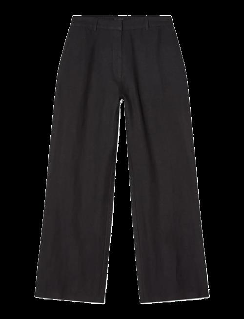 Lexington Clothing | Mid-Waist Wide-Leg Linen Pants | XS