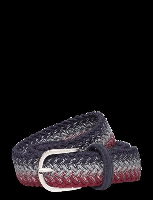 Anderson's | Elastic Woven Belt Grey - 3 Cm | 95