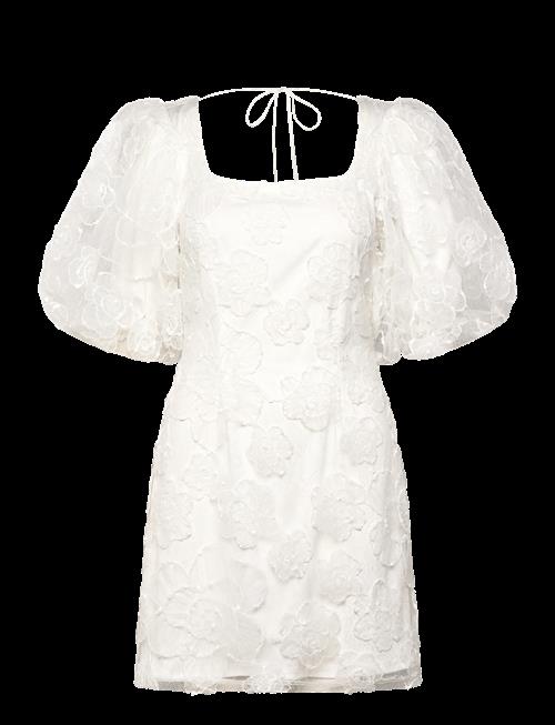 Bubbleroom | Puff Sleeve Embroidered Dress | 42
