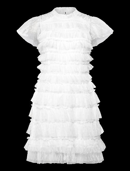 Bubbleroom | High Neck Tulle Frill Dress | L
