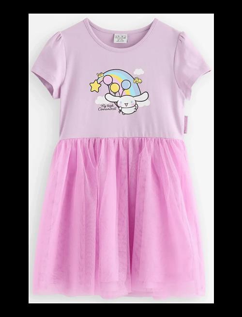 Lindex | Cinnamoroll Short-Sleeved Dress With Tulle Skirt | 122