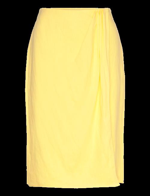 Lauren Ralph Lauren | Soft Drapey Linen-Wvn-Skirt | 36