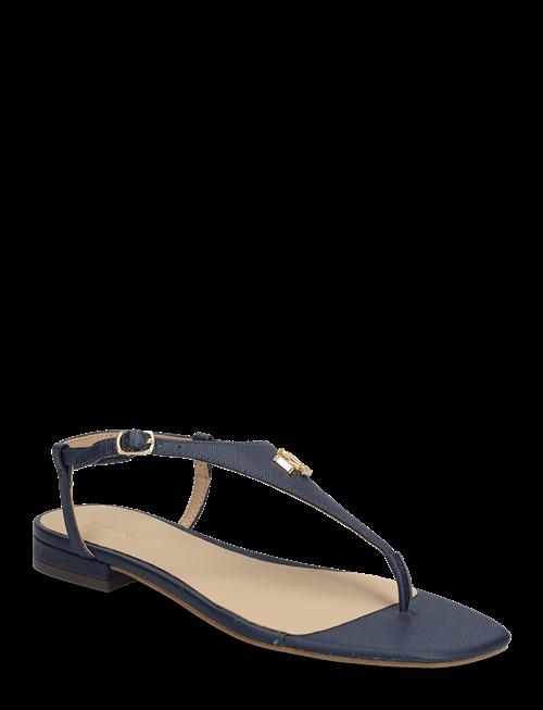 Lauren Ralph Lauren | Everley Ii Crosshatch Leather Sandal | 39