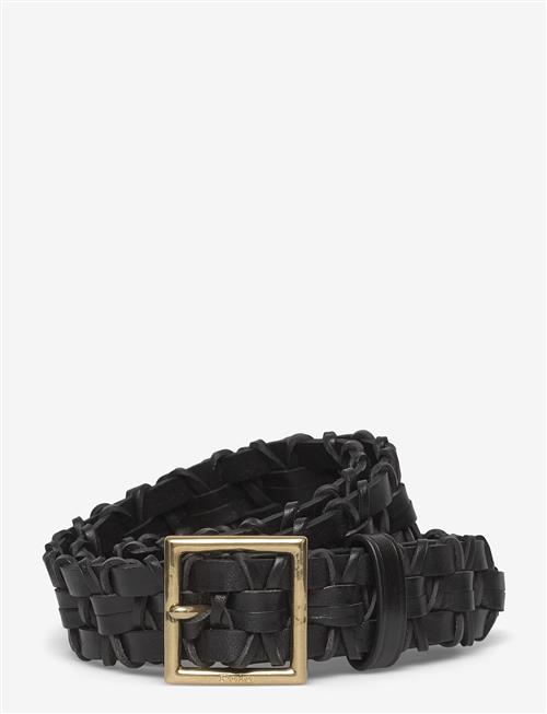 Polo Ralph Lauren | Basketweave Leather Belt | XS