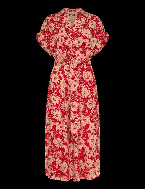 Lauren Ralph Lauren | Floral Belted Crepe Dress | 36