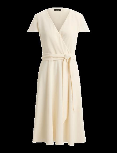Lauren Ralph Lauren | Belted Georgette Surplice Dress | 46