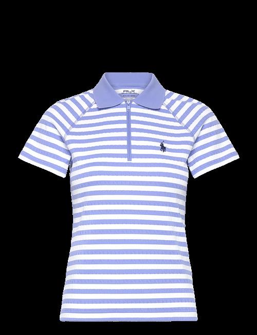 Ralph Lauren Golf | Striped Cable Quarter–Zip Polo Shirt | S