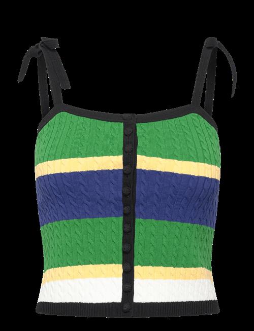 Polo Ralph Lauren | Color-Blocked Cable-Knit Tank Top | XL