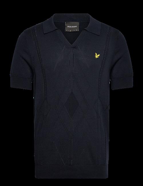 Lyle & Scott | Argyle Knitted Polo | L