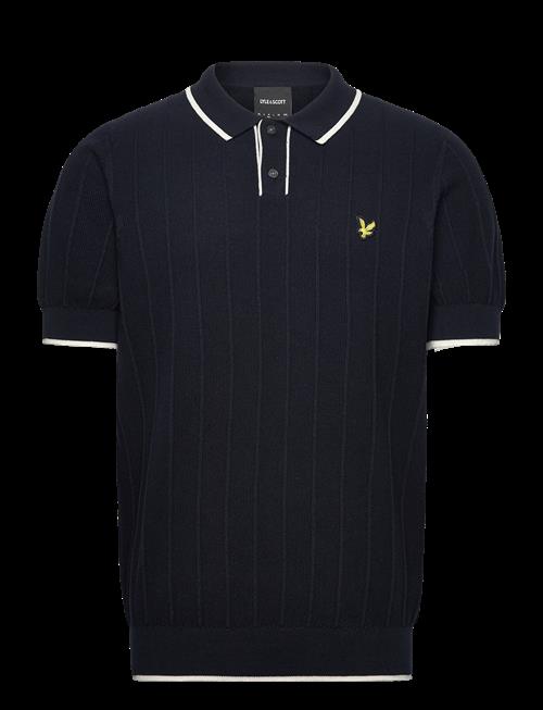 Lyle & Scott | Tipped Pique Knitted Polo | S