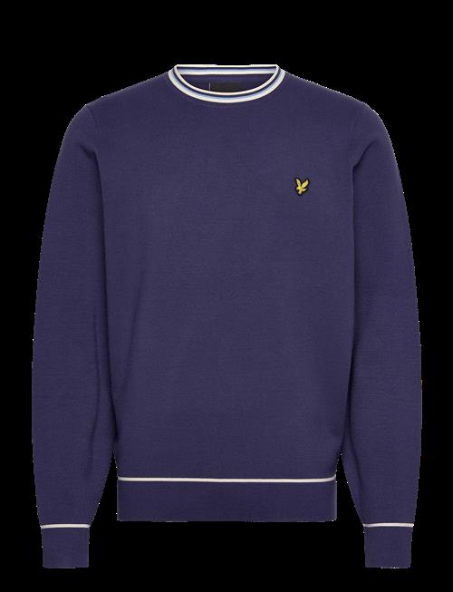 Lyle & Scott | Tipped Knitted Crew Neck Jumper | L