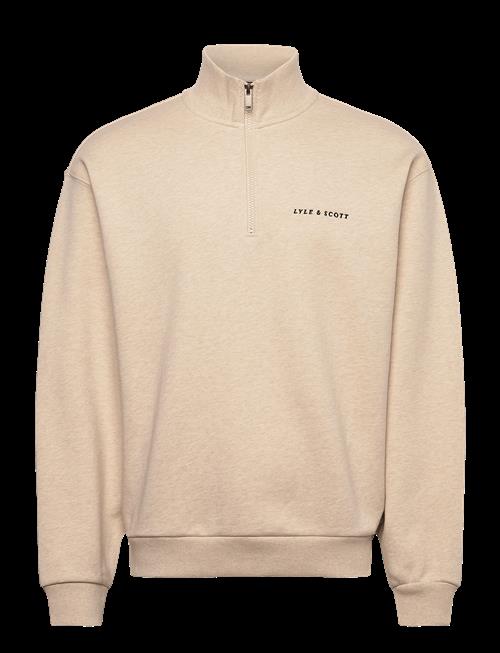 Lyle & Scott | Script Heavyweight Loopback Quarter Zip Sweatshirt | XS