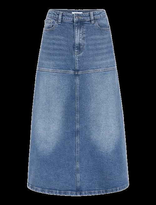 Soft Rebels | Srwilla Midi Skirt Denim | XL