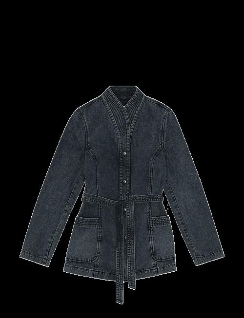 REMAIN Birger Christensen | Belted Denim Jacket | 44