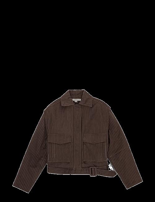 REMAIN Birger Christensen | Striped Bomber Jacket | 36
