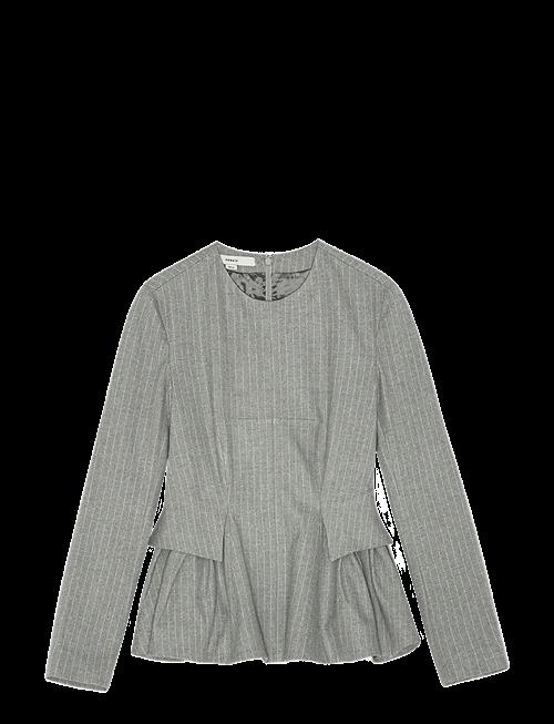REMAIN Birger Christensen | Long Sleeve Peplum Top | 34