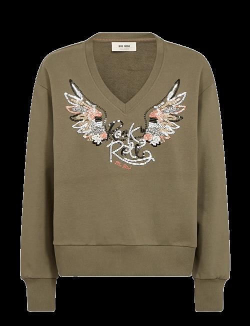 MOS MOSH | Mmcosette V-Ls Spring Sweatshirt | S