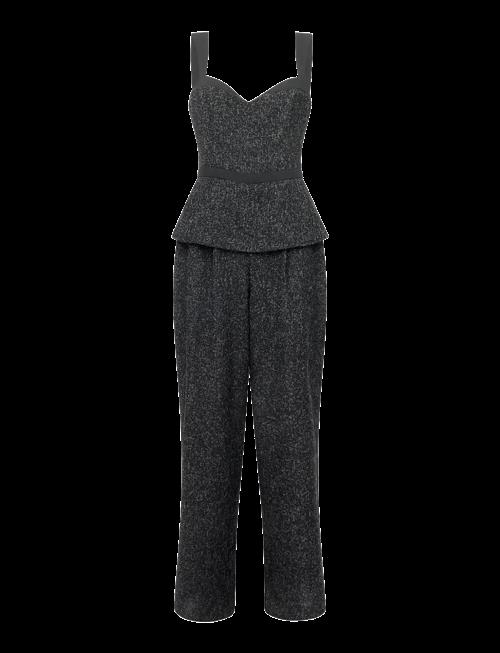 French Connection | Alyssia Boucle Peplum Jumpsuit | 38