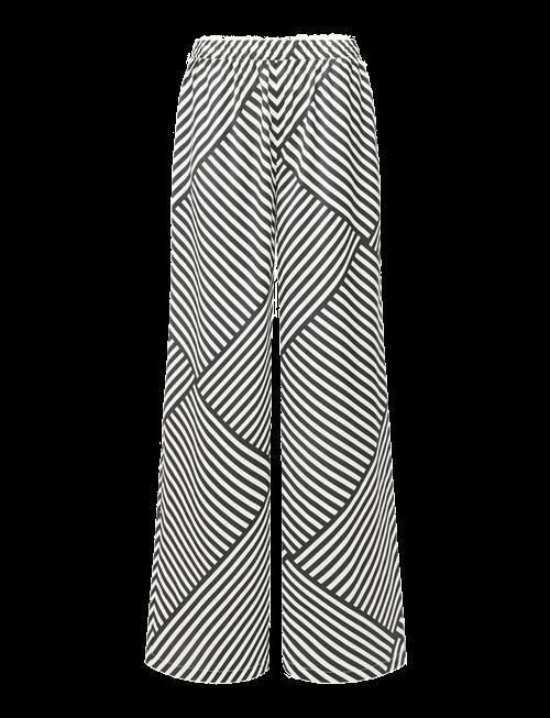 French Connection | Striped Damasco Wide Trouser | S