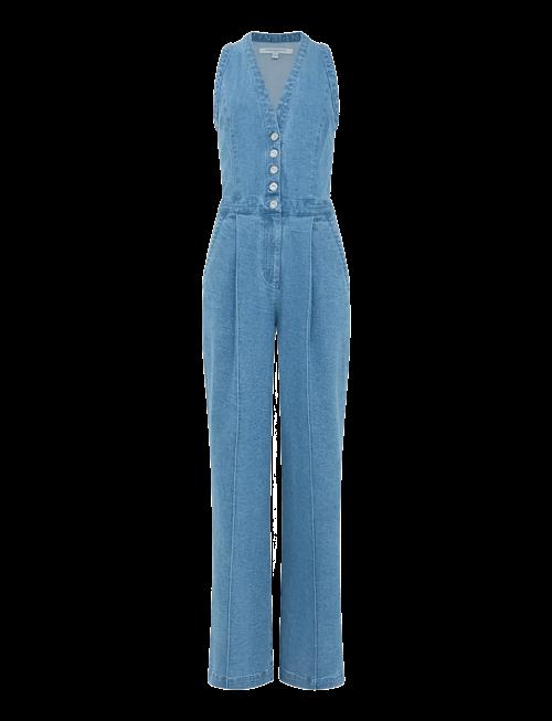 French Connection | Arywoode Denim V Nk Jumpsuit | 36