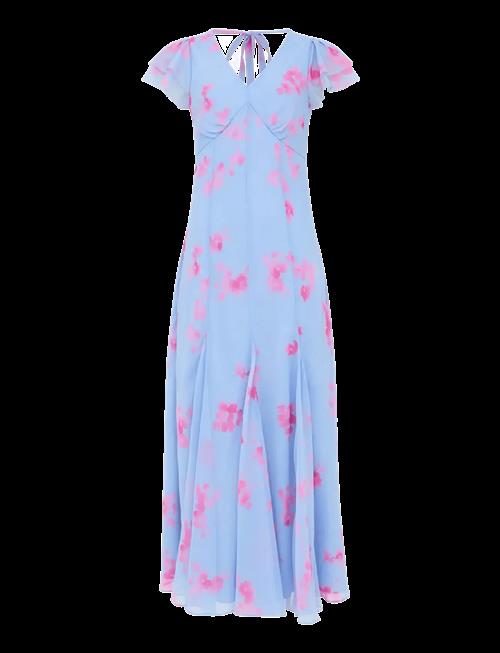 French Connection | Myla Emina Chiffon Tea Dress | 36