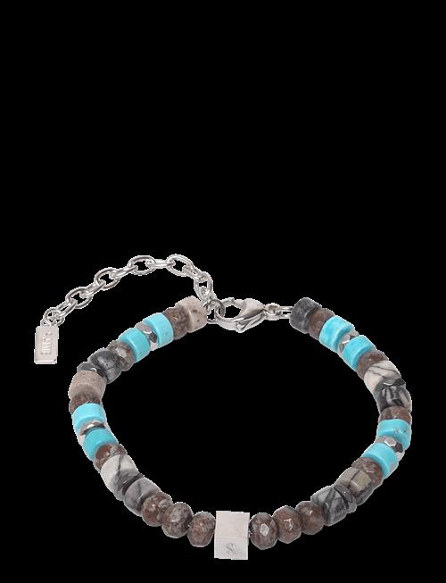 Samie | Mathias - Bracelet With Stone Beads In Turquoise | ONE SIZE