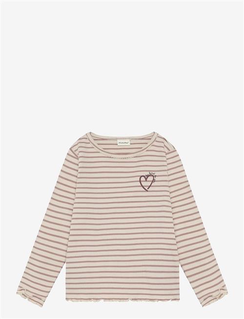 Minymo | T-Shirt Ls Y/D Rib | 140
