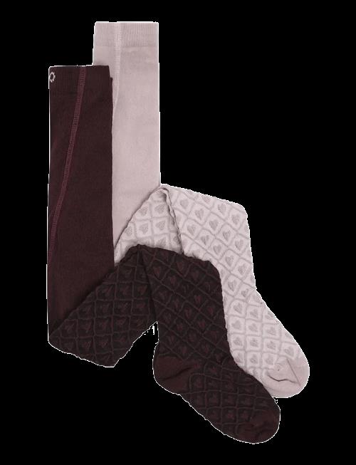 Minymo | 2-Pack Stockings W. Pattern | 116\122